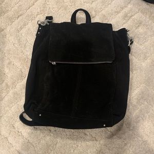 Free people suede backpack/shoulder bag